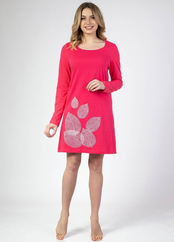 Koszula damska 144 Regina -malinowy