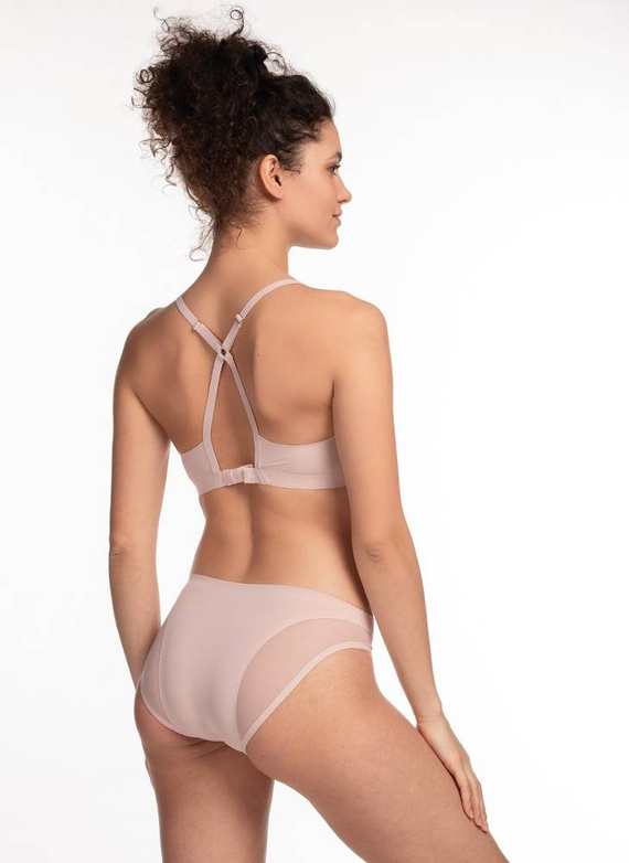 Figi Damskie L-POL 5026 BI-06 Lama- pudrowy różowy