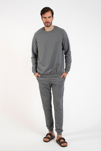 Komplet Męski Hektor Italian Fashion - średni melanż