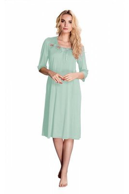 3942 Melisa halka koszula nocna damska Mewa miętowy