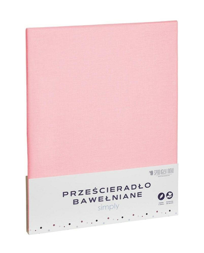 Prześcieradło bawełniane jednobarwne Simply Spod Igły i Nitki musztardowy