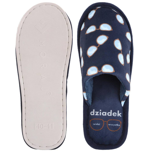 Kapcie męskie CDML1900-002 Moraj - granatowy
