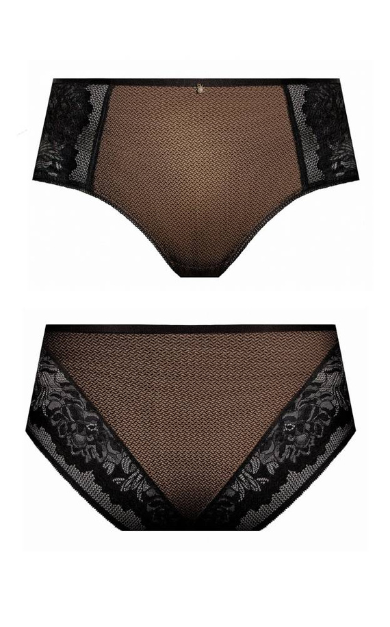 Figi Damskie Zara Nipplex czarny złoty