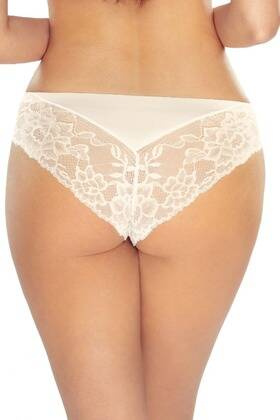 Figi damskie 5010 Nina Lapinee - beżowy pudrowy