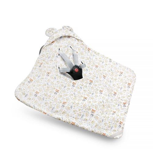 Kocyk bambusowy do fotelika samochodowego Deer&Balloons Yosoy