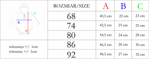 Body z długim rękawem 210099 Teddy Nicol 