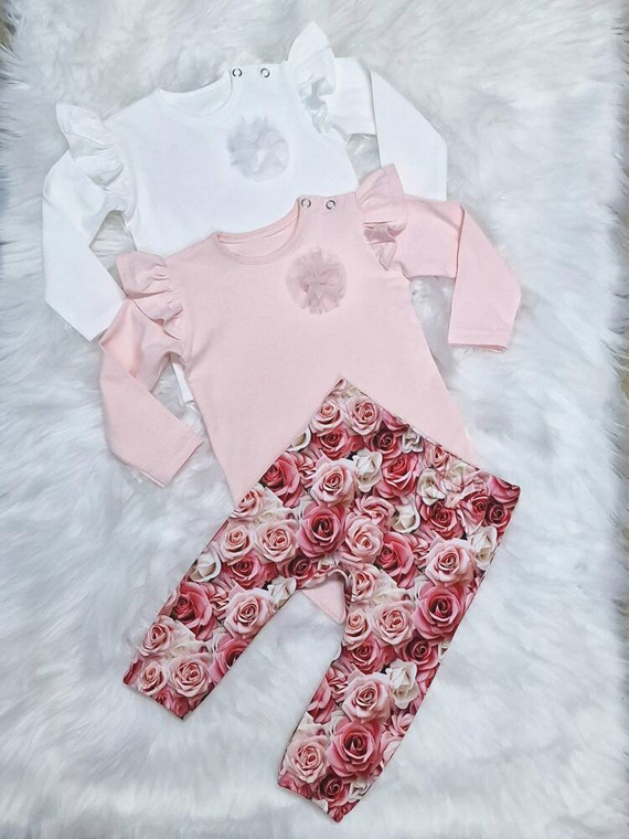 Body z długim rękawem Rozalia Bambarillo ecru