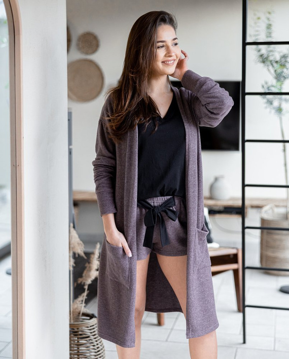 Kardigan Szlafrok Milee Sensis - brown