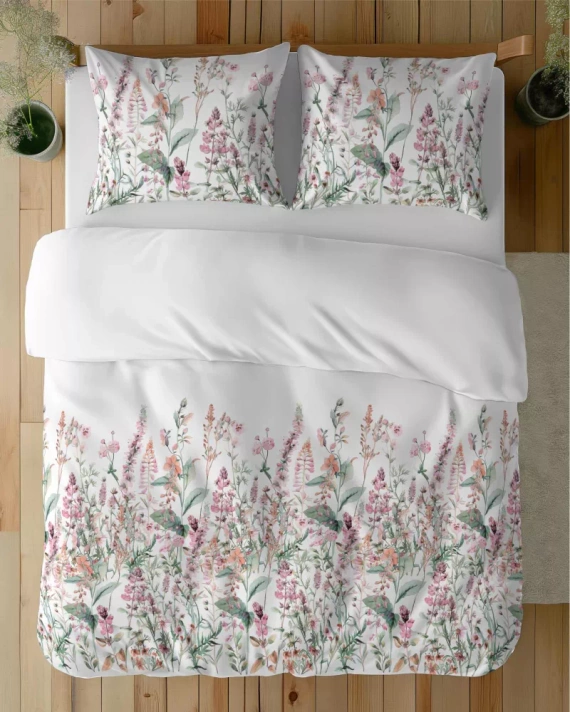 Pościel Satin Stories Detexpol 5485 A | Miękka bawełna satynowa, elegancki zestaw prezentowy