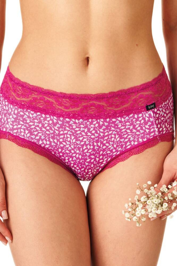 Figi damskie LPC 328  2-pak Key granatowy bordowy