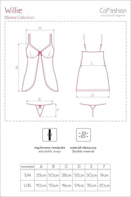 Komplet bielizny Willie CF 90299 CoFashion Marc Massimo