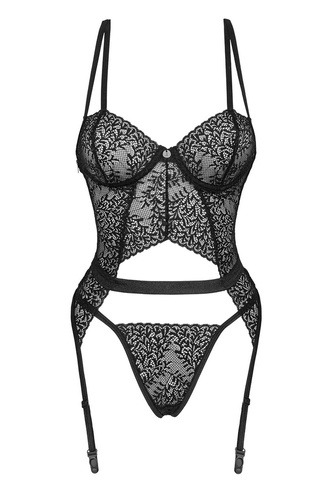 Yaskana Сorset Gorset Obsessive -czarny