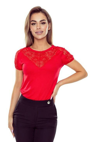 Bluzka damska Cyryla Eldar- czerwona