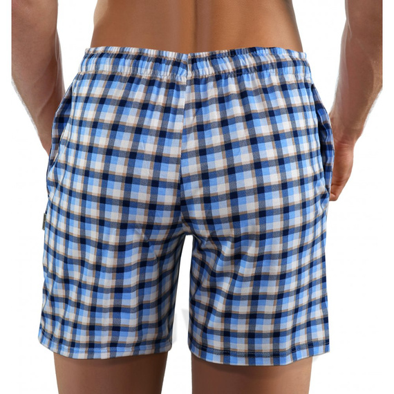 Spodnie piżamowe Milo 2 Sesto Senso kratka 15 niebieski