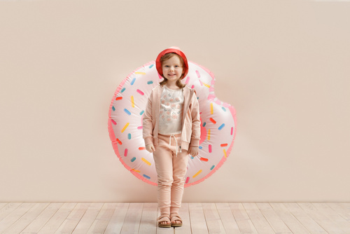 Spodnie niemowlęce Summer Garden Pinokio - różowy