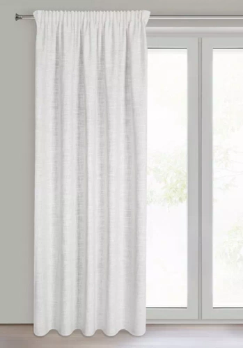 Zasłona na taśmie Rosi Eurofirany srebrny