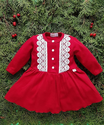 Sukienko-body M174R Merry Cherry Marija - czerwony