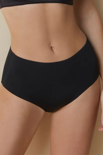 Figi Selene Maxi Braga 503 czarne   – bezszwowe z wysokim stanem, wygodne i dopasowane