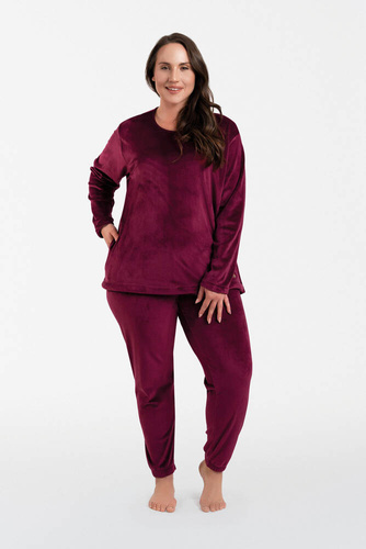 Komplet damski Akara Italian Fashion - bordowy 