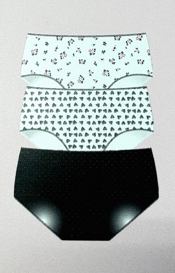 Figi Damskie 3488 Cotonella mix kolor