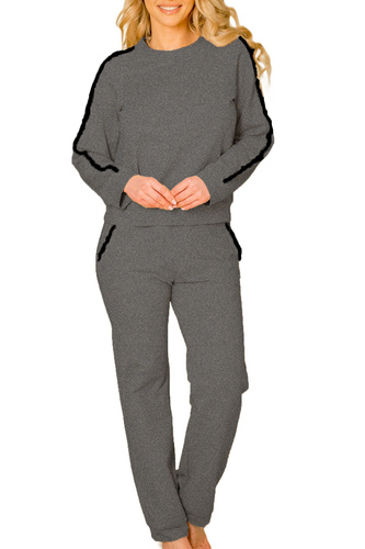 Dres damski Antao Mirale — komfortowa bawełna z elastanem, ozdobna koronka, polska marka