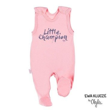 Śpioch niemowlęcy "LITTLE CHAMPION" dla dziewczynki Ewa Klucze koral