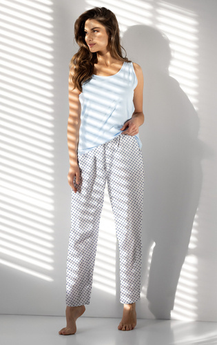 Piżama damska Maelle Momenti Per Me blue