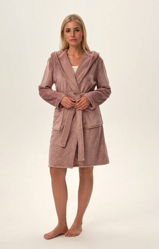 Szlafrok damski 41950 Frankie Henderson - dusty pink
