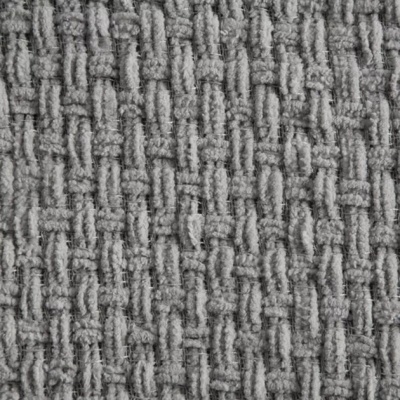 Koc tkany narzuta z frędzlami Suzi Eurofirany popielaty