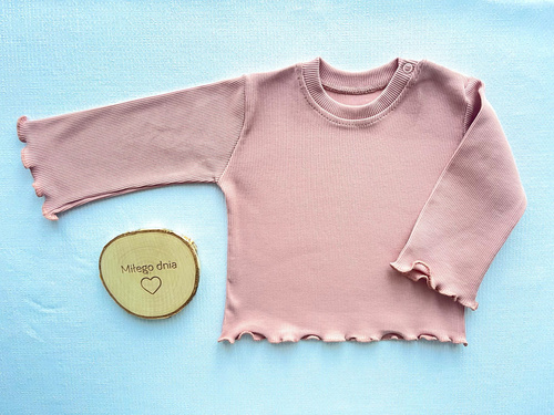 Bluzka dziewczęca BI003 Mamatti - jasny różowy