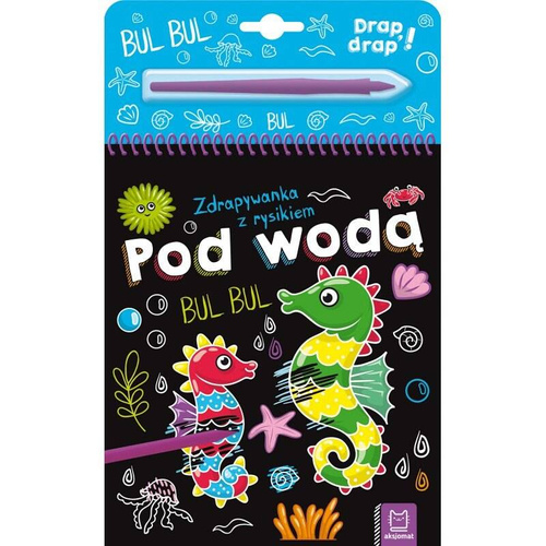 Książeczka zdrapuj z rysikiem pod wodą  Aksjomat
