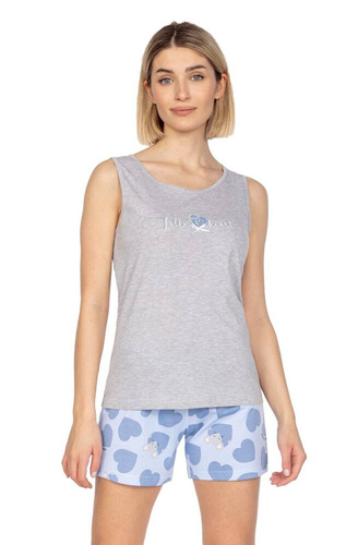 Piżama damska 664 Regina - szary