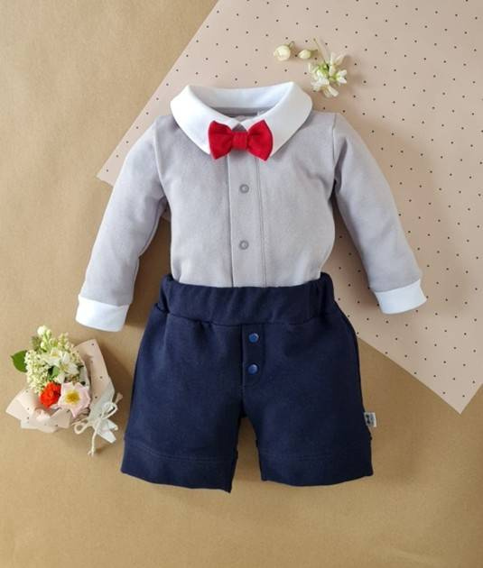 410KR/G Little Gentleman Spodenki krótkie Marija - granatowy