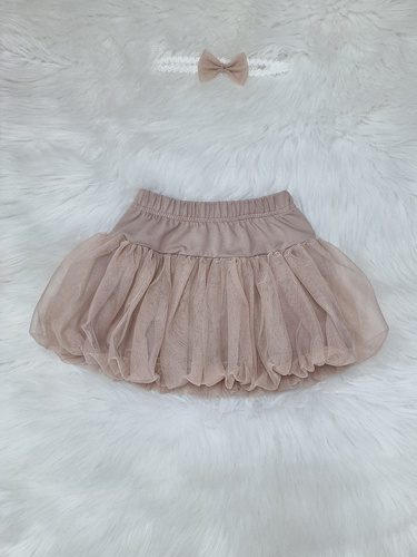 Spódniczka tiulowa Gracja Bambarillo beżowy 