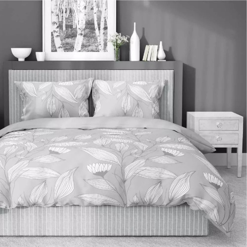 Pościel bawełniana 4957B liście Detexpol 