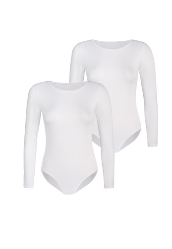 Body damskie Longy 2-pack Teyli -biały