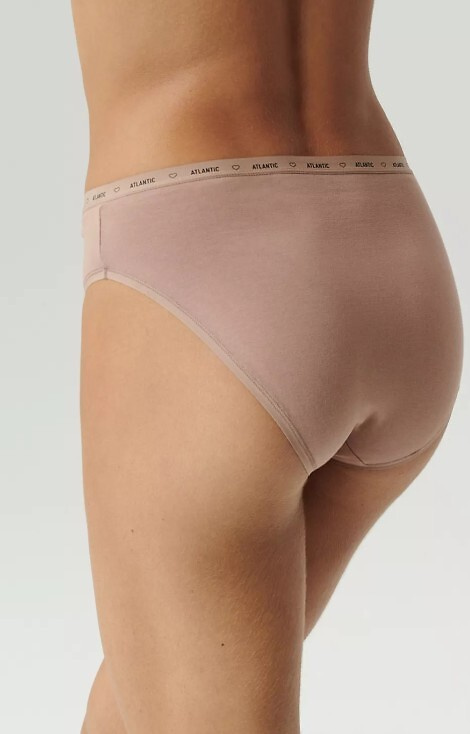 Figi damskie 3CLP-010 Atlantic- ecru-beżowy-ciemny beżowy