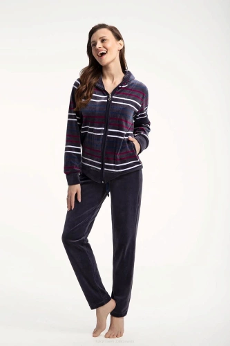 341 Dres Damski Luna śliwkowy