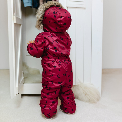 Kombinezon zimowy Dogs & Spots Eevi - jagodowy