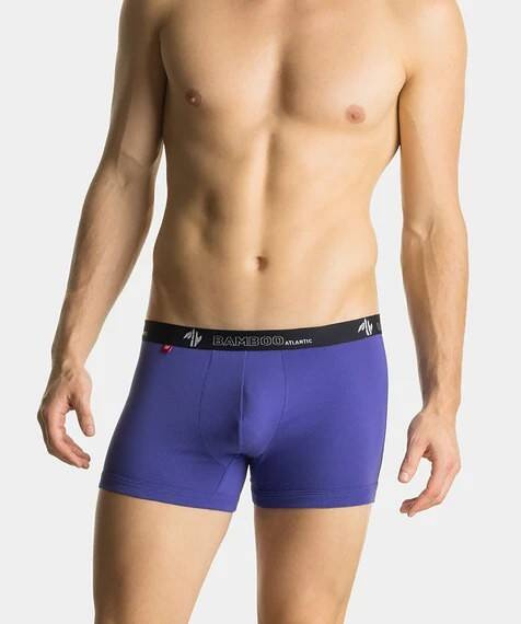 Bokserki męskie 2MH-1187 A'3 Atlantic - granat-fiolet