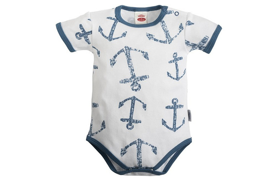 Body z krótkim rękawem "BLUE SEA" Makoma paski