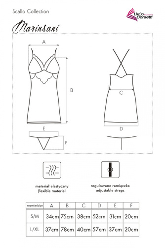 Komplet dwuczęściowy Marinsani Pink LC 90566 LivCo Corsetti Fashion