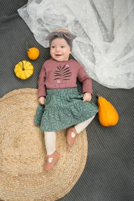 Spódniczka z nadrukiem Tres Bien Pinokio - zielony