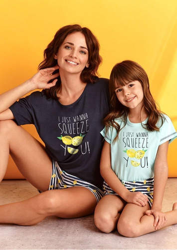  Piżama dziewczęca 2200, 2201 Hania Taro 03 turkusowy