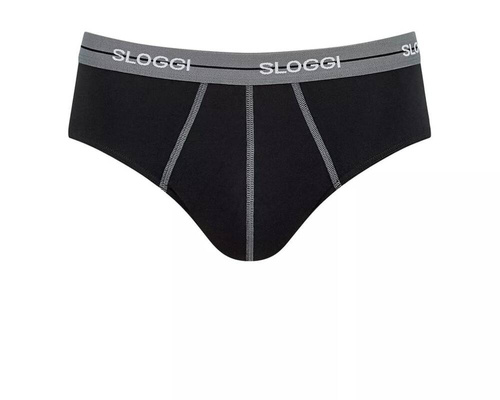 Slipy męskie 2-pak Men Start Midi C2P box Sloggi - Grey Combination