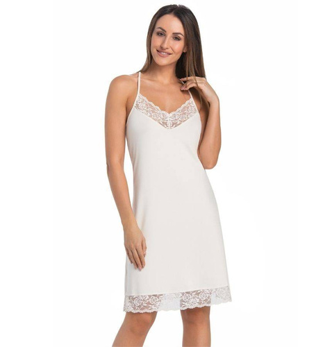 Koszula nocna z koronką Kolhi Teyli - ecru