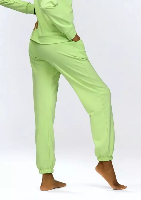 Spodnie dresowe Wenezja Dkaren jasnozielony