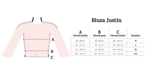 Bluza męska Justin Dkaren - niebieski