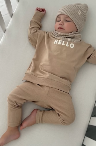 Bluza dresowa Hello Yosoy - karmelowy