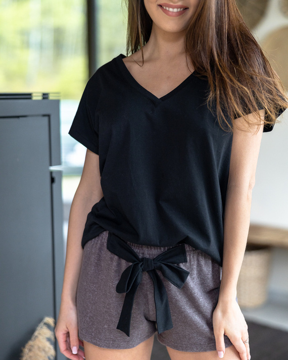 Sensis Piżama damska Susan Brown - brązowy